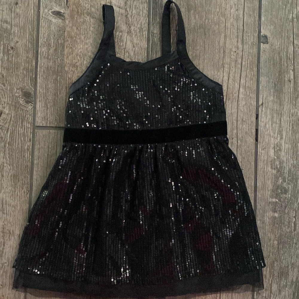 Strappy sequin top